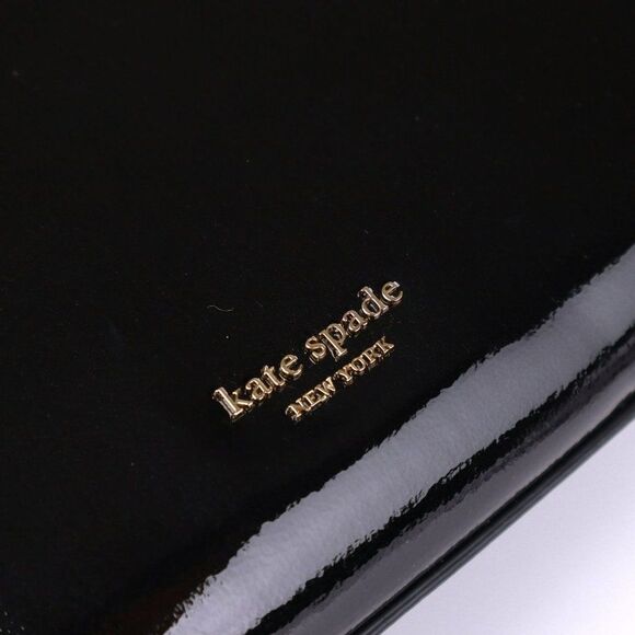 NWT Kate Spade Sam Bracelet Bag Tote Black Patent - Picture 10 of 11